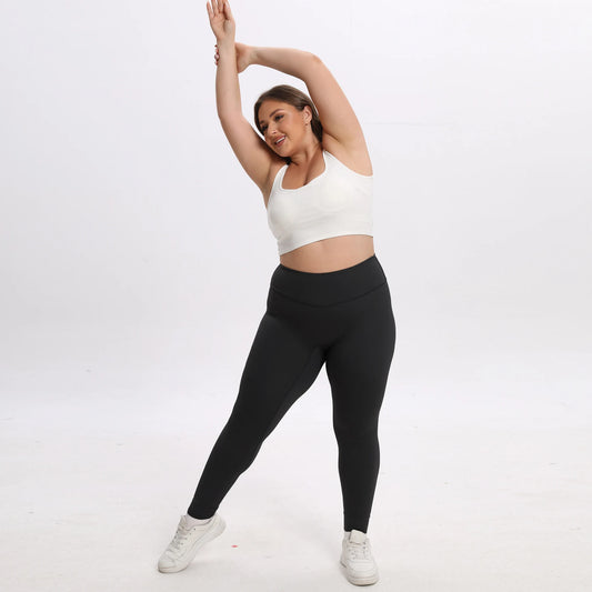 Black Ambella Plus size Contour leggings