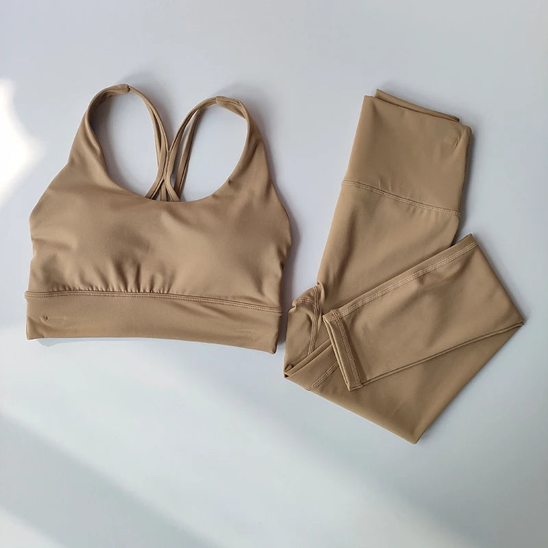 Ambella Activewear Coffee Gym Set